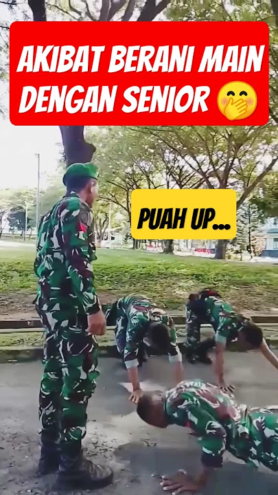 Viral Senior TNI Ngamuk Gegara dikerjain junior nya 🤭😅😂🤣🤣 | Video TNI lucu #tnilucu