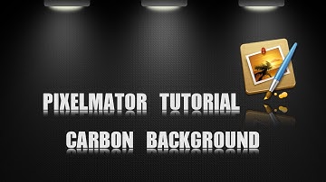 New Pixelmator Tutorial | Make a Carbon Desktop Background
