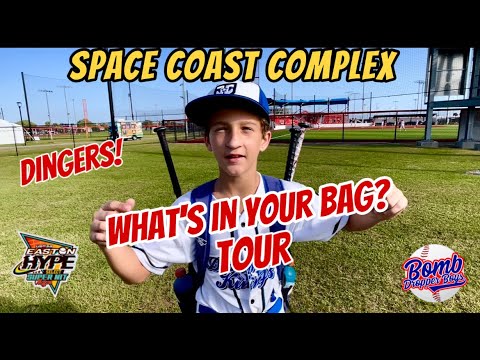 USSSA Space Coast Complex tour | Whats in your bag? | Game footage | Easton Hype Super NIT dingers