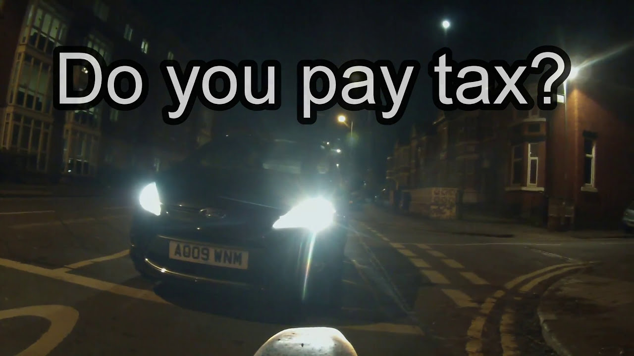 And cyclists don't even pay road tax ! YouTube