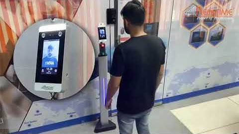 Realtime Pro1400T Temperature Detection Face Recognition
