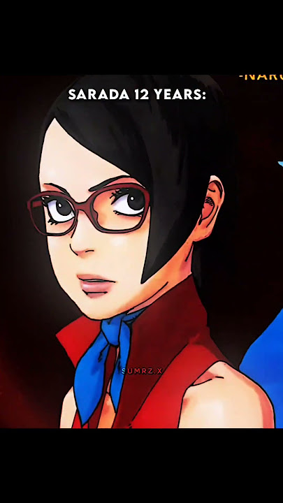 sarada timeskip edit ❤️🤌 #naruto #sarada #uchiha