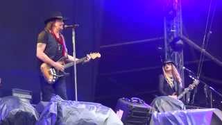 Richie Sambora &amp; Orianthi ~ WANTED DEAD OR ALIVE ~ Download Festival 2014