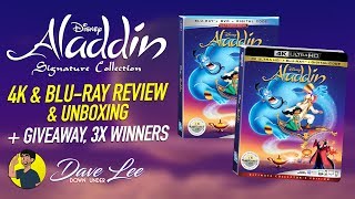 ALADDIN: DISNEY SIGNATURE COLLECTION 4K & Blu-ray Review & Unboxing + GIVEAWAY!