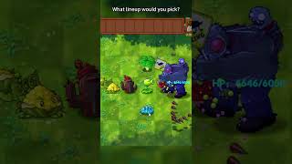 PVZ  Basic Fusion Plants VS Gargantuar #pvzfusion #vasebreaker