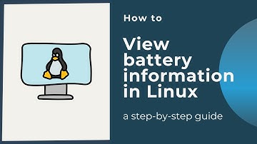 How to view battery information in Linux