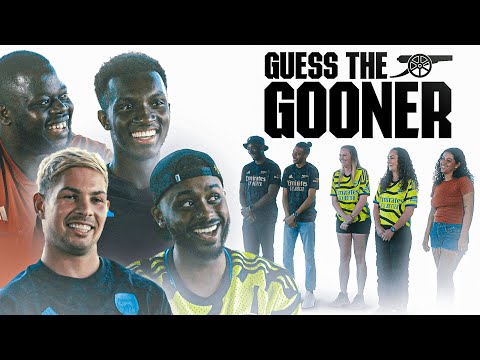 Guess The Gooner | Frimmy, Sharky, Nketiah, Smith Rowe