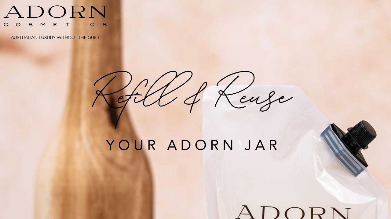 Refillable Makeup.  How to refill & reuse your Adorn makeup packaging.