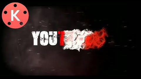 Cool Particles Intro Text Animation in KineMaster + Youtube + PixelLab Tutorial