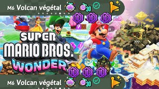 Super Mario Bros Wonder- Astuces : tous les stages du monde 6 à 100% (tous les collectables) - HD-FR
