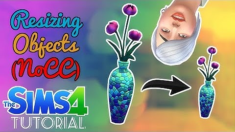 Sims 4 - Resizing Objects (NoCC)