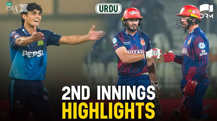 2nd Innings Highlights | Multan Sultans vs Islamabad United | Match 13 | HBL PSL X | M3O1K