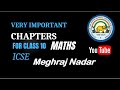 Class 10 ICSE Maths 📚 Most Important &amp; Scoring Chapters | Exam 2026 Strategy &amp; Common Mistakes