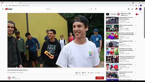 86 White Boy Rap Battle 2K15 killin it