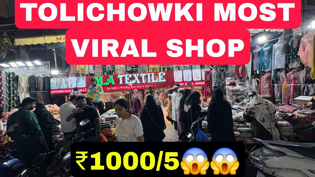 ✨️Last Ramzan 15 Days Unbelievable Shocking Offers at M.A Textiles Tolichowki Hakeempet Hyderabad 