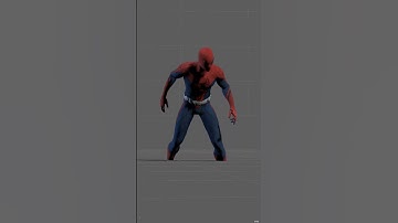 Spiderman Body Mechanics Animation Breakdown #short #animation #spiderman
