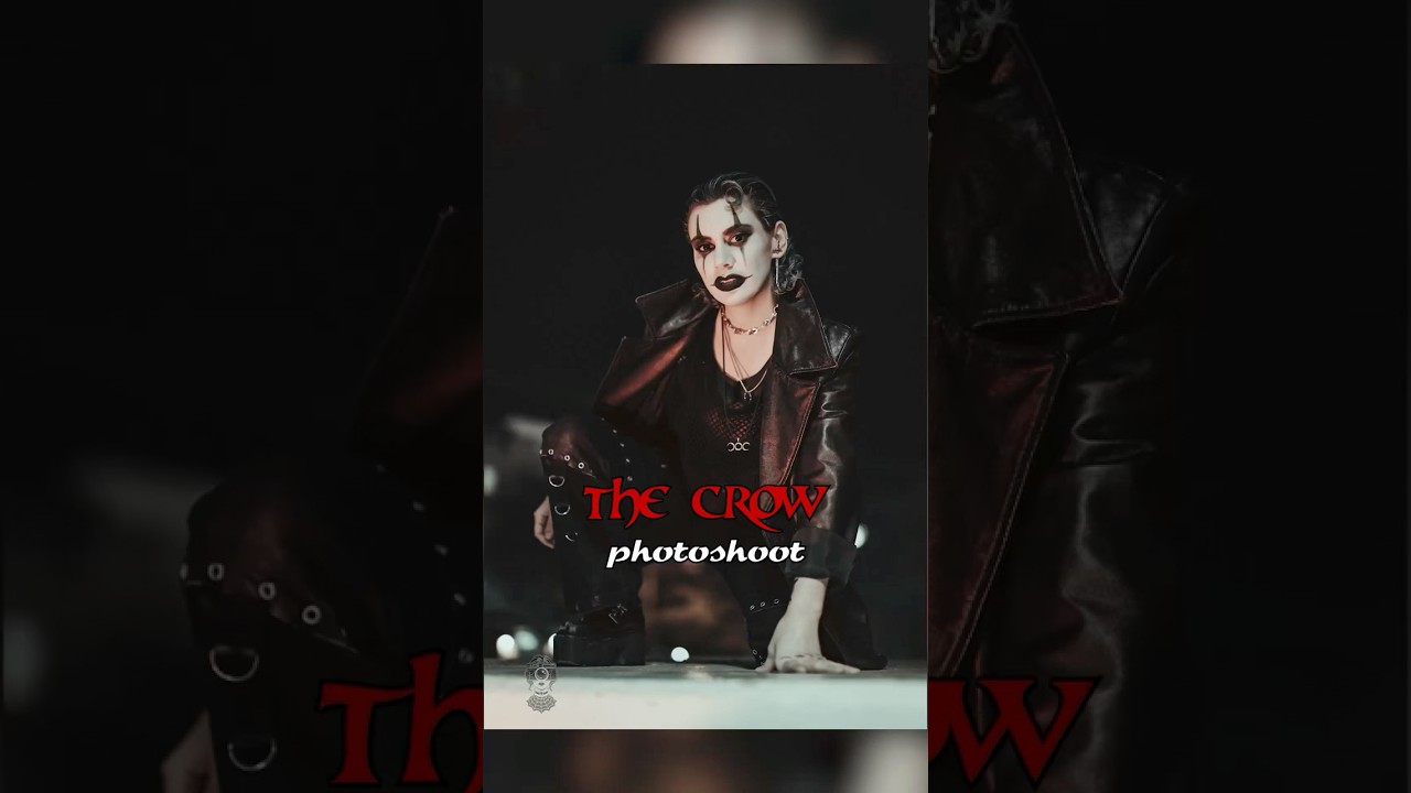 ⚠️ revealing my new cosplay photoshoot ⚠️ #cosplayer #cosplaytransformation #thecrow