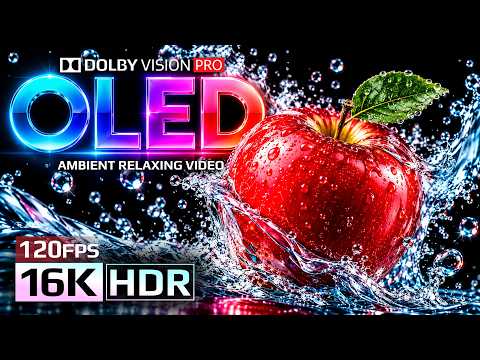 OLED Display Test Video - The Healthy Fruits in 16K Dolby Vision HDR | 4K • 8K Video Ultra HD TV