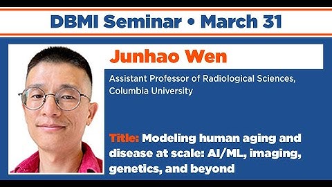 Modeling human aging and disease at scale: AI/ML, imaging, genetics, and beyond