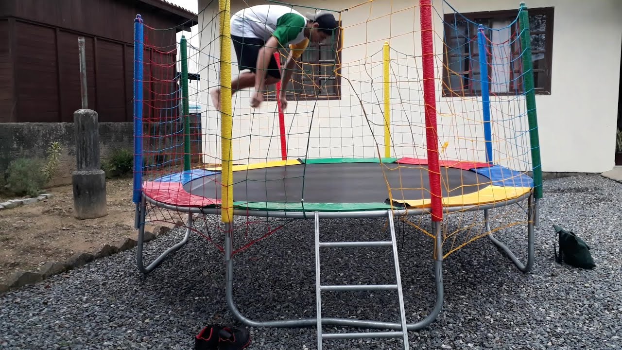 Como montar cama elástica pula pula de 3 metros | passo a passo