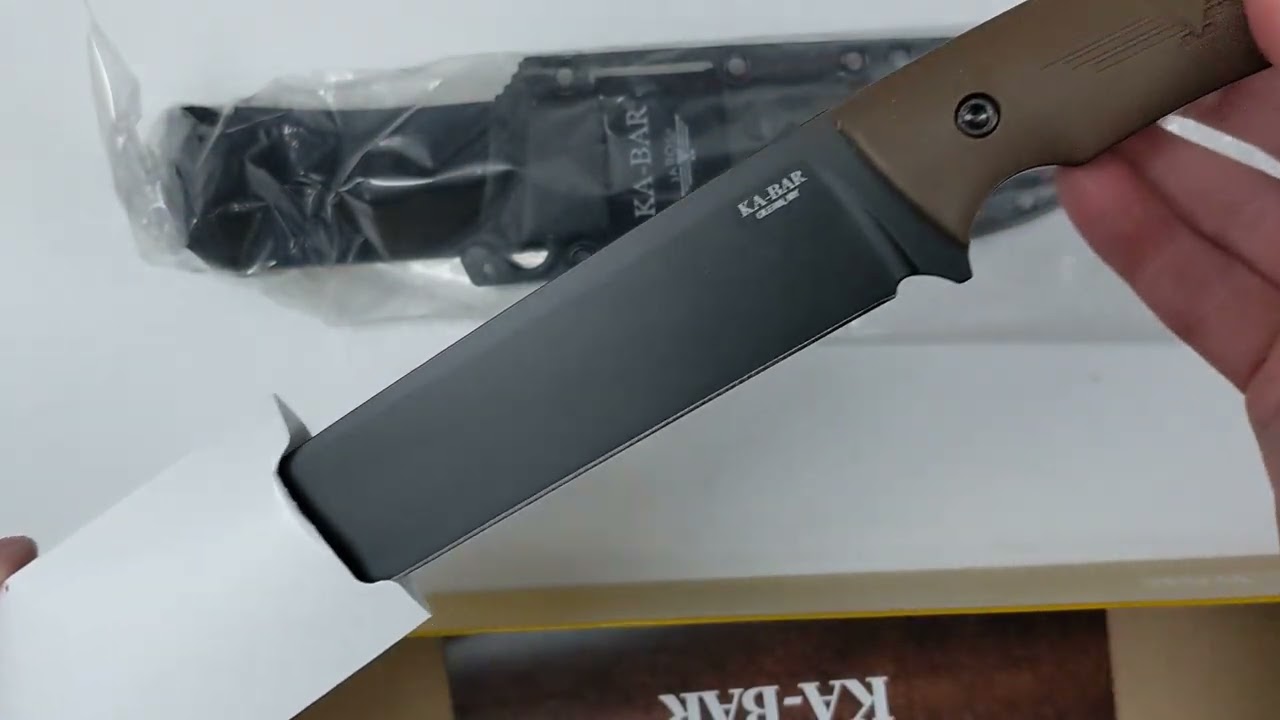 KaBar Jarosz Camp Turok Knife 7511 YouTube