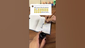 easy pointed pen calligraphy #calligraphy #easycalligraphy #fountainpen #pointedpencalligraphy