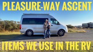 PLEASUREWAY ASCENT // ITEMS WE USE IN OUR CLASS B RV BY KATHY AND SEAN