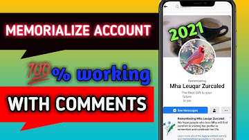 Memorialize any facebook account just in comments||Death report new trick 2021||BY MISS TRICKER