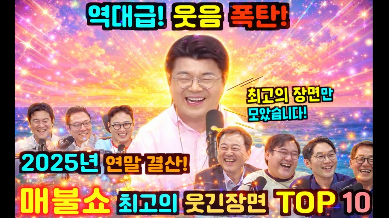 2025년 연말 정산! 매불쇼 최고의 장면 웃긴장면 베스트 10!
