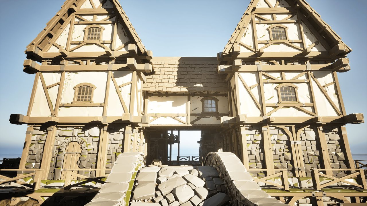 Polystyle UE5 | Dark Village Polystyle Showcase - YouTube