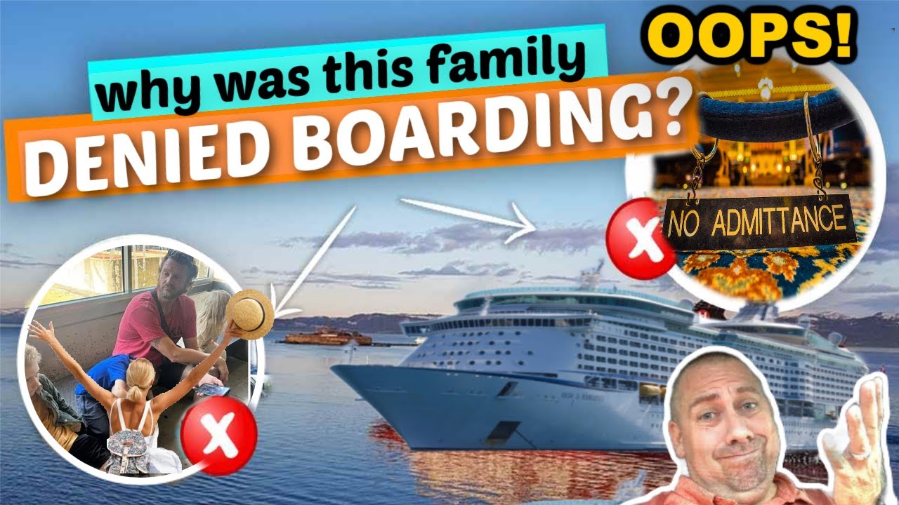 Family Denied Boarding a Royal Caribbean Ship? Why? 4K YouTube