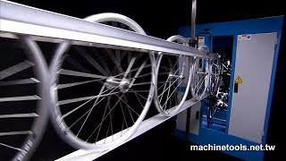 Bicycle Wheel Production Line  - HD Video produce by 聖僑資訊 S&J Corp.