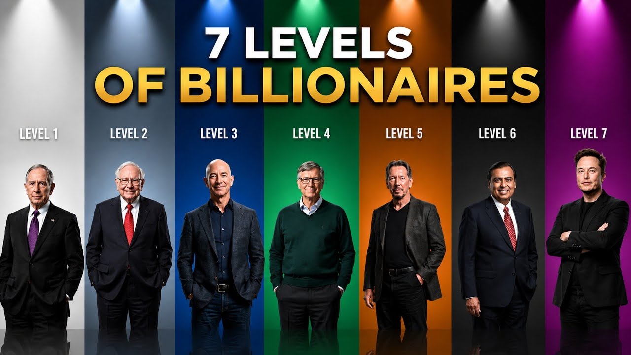 The 7 Levels of Billionaires Explained In 17 Minutes 