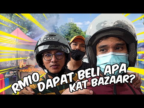 RM10 dapat beli apa kat bazaar?