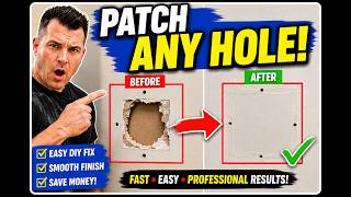 How to Patch Drywall Holes Like a Pro | Easy DIY Drywall Repair Tutorial