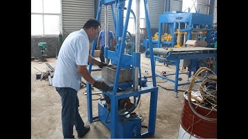 hydraulic concrete block splitting splitter machine