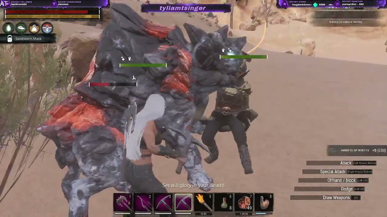 18+ Conan Exiles: Beta Test live chapter 2 the Silver mine and War makers dungeons.