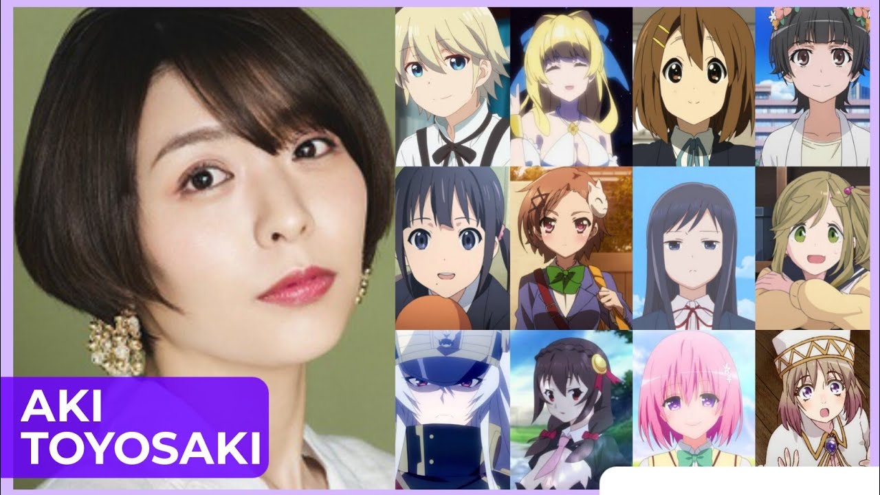 Aki Toyosaki [豊崎 愛生] Top Same Voice Characters Roles - YouTube