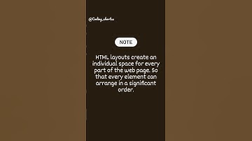 HTML Layout note #viral #short #html #shorts