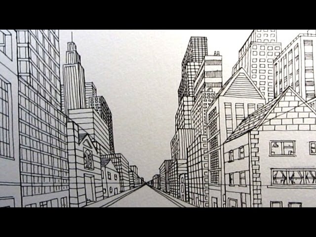 Make city and landscape drawings by Digital_plus | Fiverr