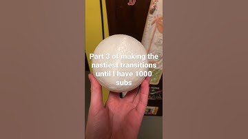 Part 3 of making the nastiest transitions until I have 1000 subs #shorts