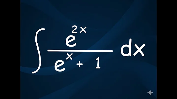 🎯Calculus problem: integrate : e^(2x)/(e^x +1) Without Substitution and Here's 🫢My Secret🤫