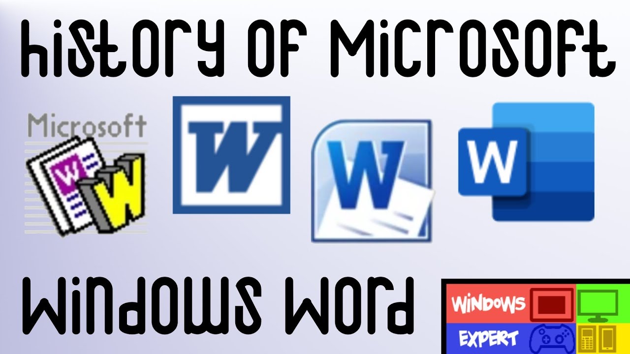 history of word presentation