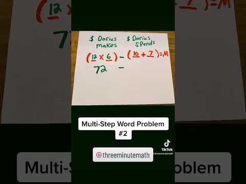 Multi-Step Word Problems #2