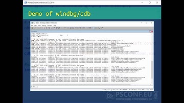 PowerShell in WinDbg (Staffan Gustafsson)