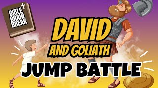 Jump Battle! 💪 | BIBLE Brain Break for Kids 🙏 | David and Goliath | Freeze Dance | Just Dance screenshot 3