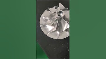 5-axis impeller CNC machining #cnc #cncmachining #impeller