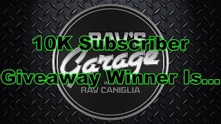 10K Subscriber Giveaway Winner Is...