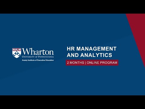 Wharton Executive Education | HR Management and Analytics