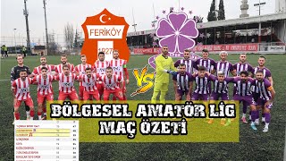 TFF Bölgesel Amatör Lig Maç Özeti I Feriköy - Gebzespor